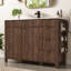 Meuble-lavabo cannelé de 122 cm avec lavabo et robinet-378116802