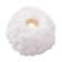 European Style White Feather Table Lamp Bedside Fixtures - Warm Light