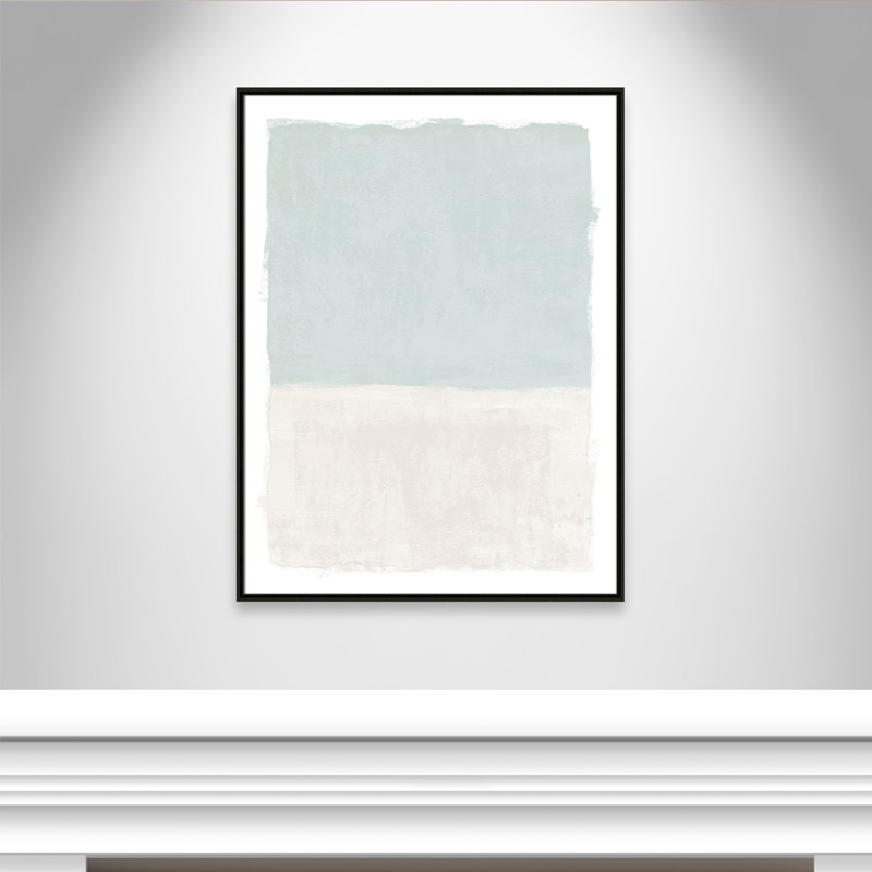 Ocean Tides I Print by Natalie Carpentieri, 31.5'' W x 41.5'' H, Espresso Floater