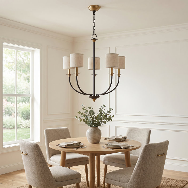 Knorr 5 - Light Dimmable Classic / Traditional Chandelier