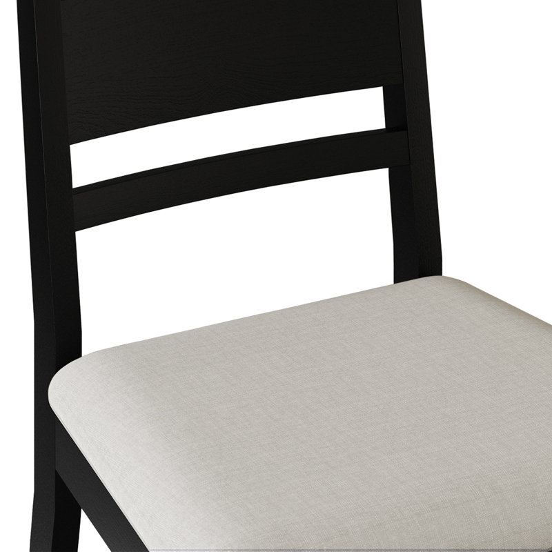 Ocossio 4 - Person Four Leg Dining Set, Black