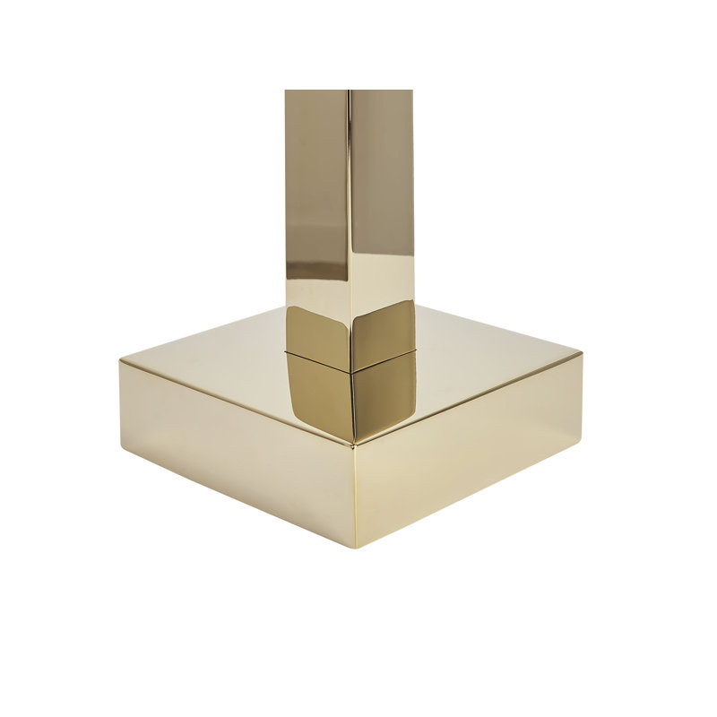 Alixandra 1 Handle Floor Bath Shower Mixer Bath Filler with Diverter, Gold