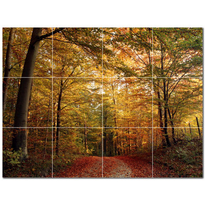 Panneau décoratif en céramique satinée 8 po x 8 po