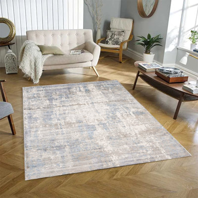 Agatina Rayon Abstract Indoor Rug