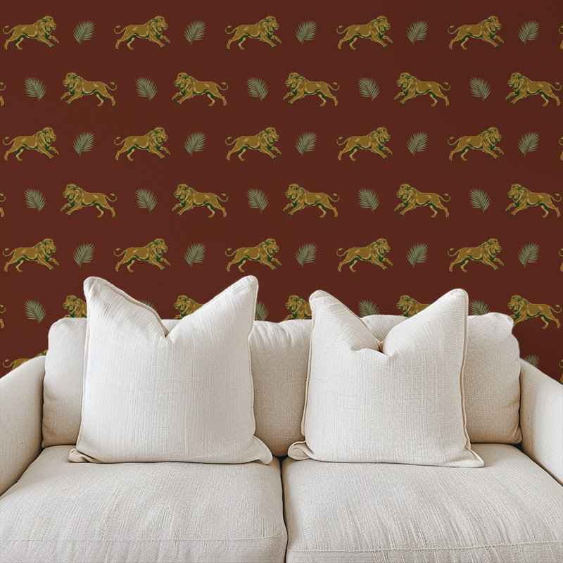 Legacy Lion - Wallpaper, Non-Pasted, Crimson Shadow, Paper