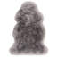 Grady Solid Grey Sheepskin Rug-1284541599