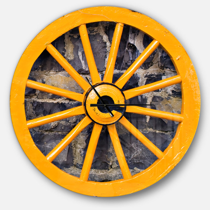 Horloge murale Swigart Farmhouse Designart, Grand