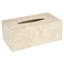 Housse de boîte en tissu rectangulaire en marbre naturel Rainsville