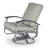 Askar Swivel Powder Coated Aluminum Outdoor Lounge Chair-19643685-19643669-19643682