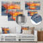 Art mural jaune jaune rouge Golden Gate-288332572-288332574