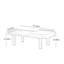 Table basse rétro et niche en bois
