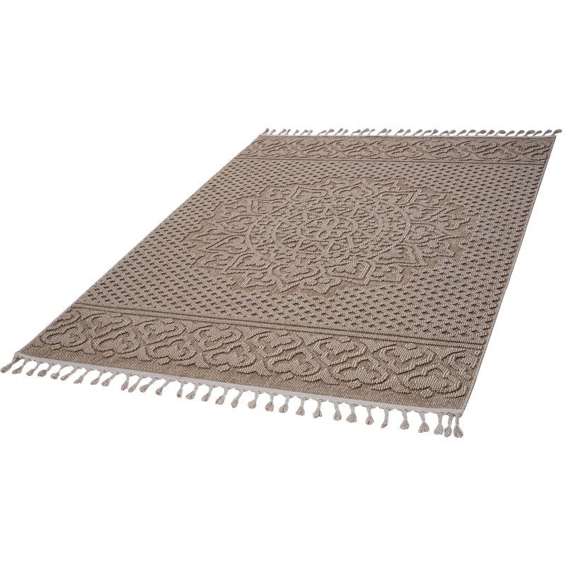 Tapis 8 x 10 Loom & Beige Medallion