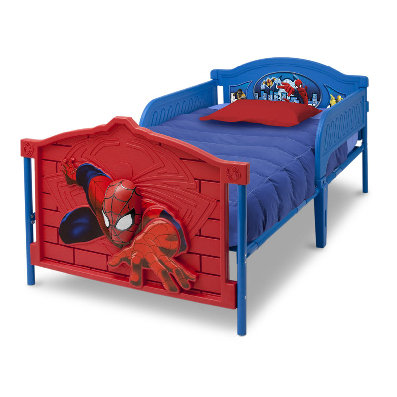 Marvel Spider-Man Plastic 3D Twin Bed by Delta Children