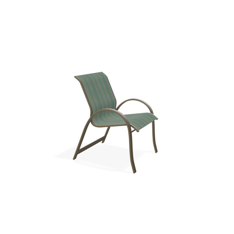 Aruba Outdoor Dining Armchair, Beachwood
