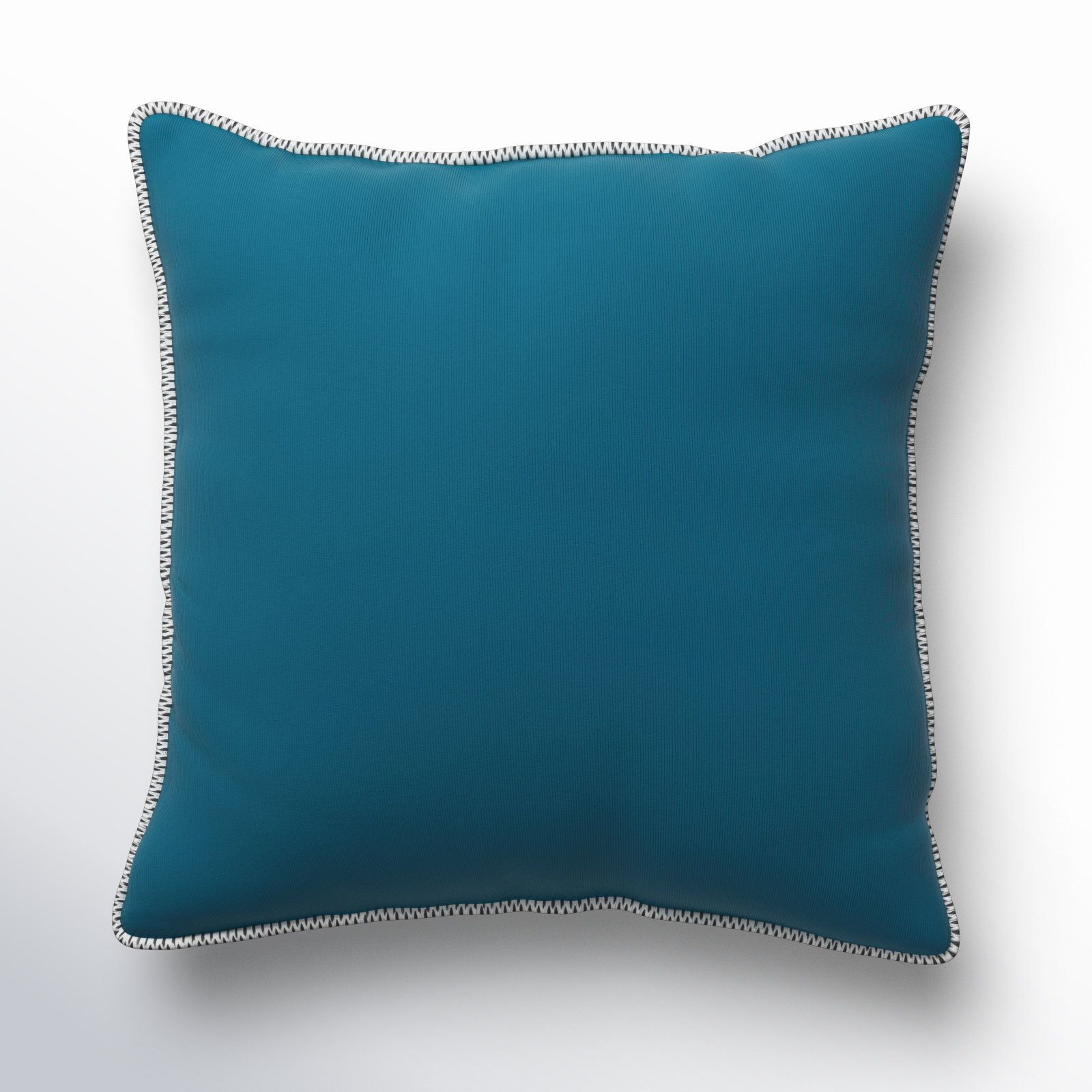 Delijah Sunbrella® Indoor/Outdoor Throw Pillow, 20" x 20", Seascape Turquoise