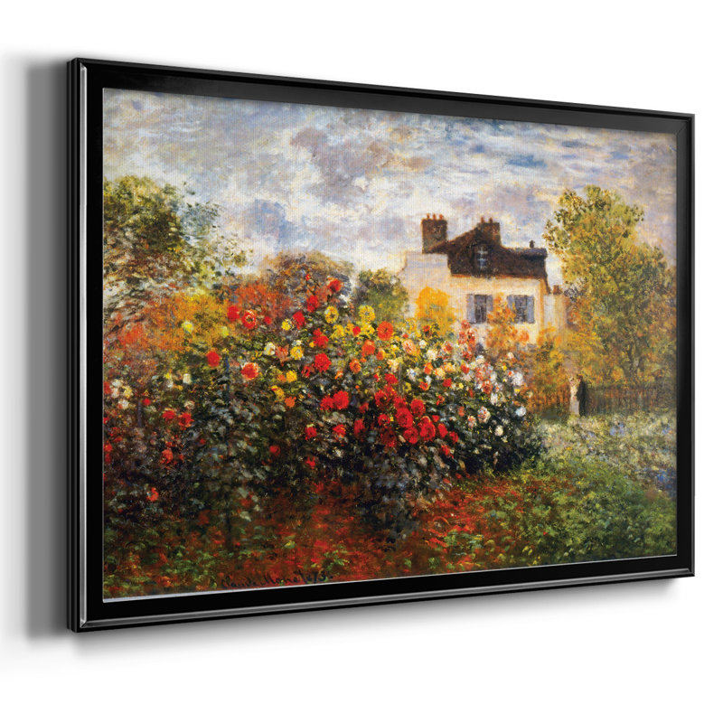 "Argenteuil", reproduction d'art encadrée sur toile par Claude Monet, Noir, H 18 po x l 26 po x P 1,5 po
