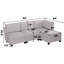 Canapé modulaire modulaire, siège de canapé convertible avec rangement, ensemble canapé-lit modulaire, combinaisons modulaires flexibles en tissu pour le salon (4 sièges)-132913944-132913947-132913951