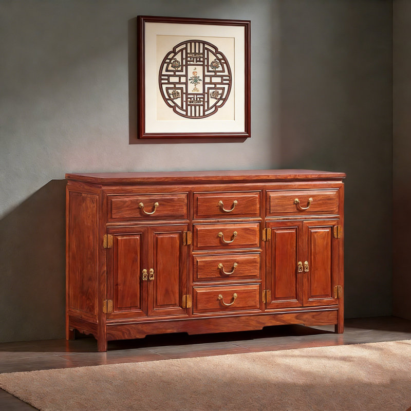 Buffet haut de gamme rétro, H 31,5 po x l 52,36 po x P 16,54 po