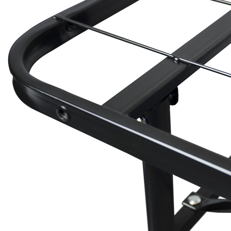 Boyd 18" Black Metal Full Platform Bed Frame with Storage