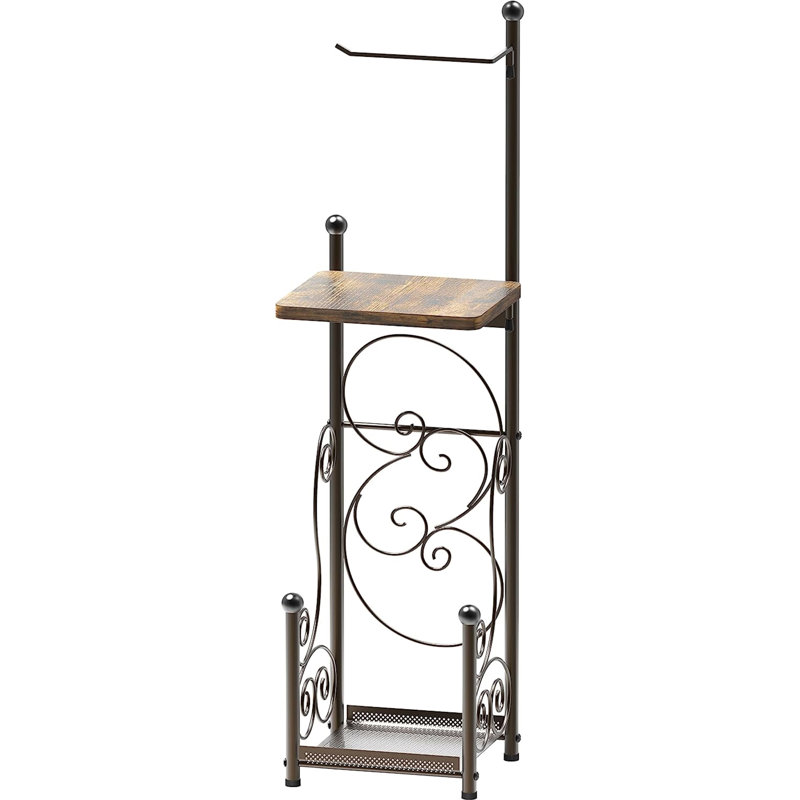 Porte-essuie-tout cuivre / plaqué cuivre, Bronze