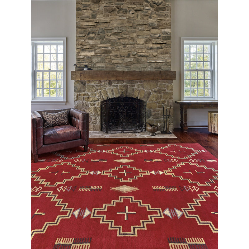 Mesa Wool Southwestern Area Rug, Rectangle 3' x 5'