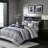 Navy Queen 7 Piece Comforter - Luxury Class Bed