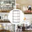 Aditya Contemporary Rectangular Mirrored Rack in Antique Brass