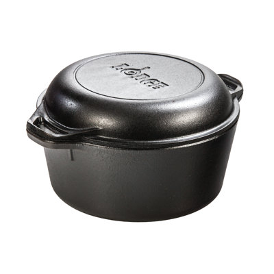 Lodge - Cast Iron Round Dutch Oven, 4.7l