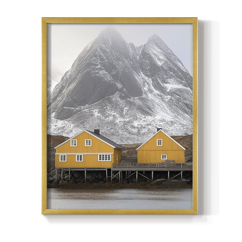 «LANDSCAPES Series L», reproduction encadrée - bois massif