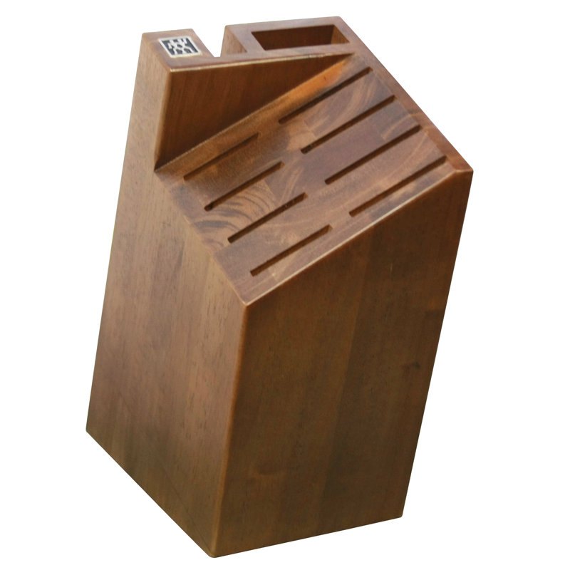 ZWILLING Pro 10-slot Knife Block - Walnut, Brown