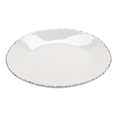 B-43-UM – 28 Oz. Melamine, Irregular Bowl, (30 Oz. Rim-Full) 10.75" Top Dia., 1” Deep, G.E.T Urban Mill