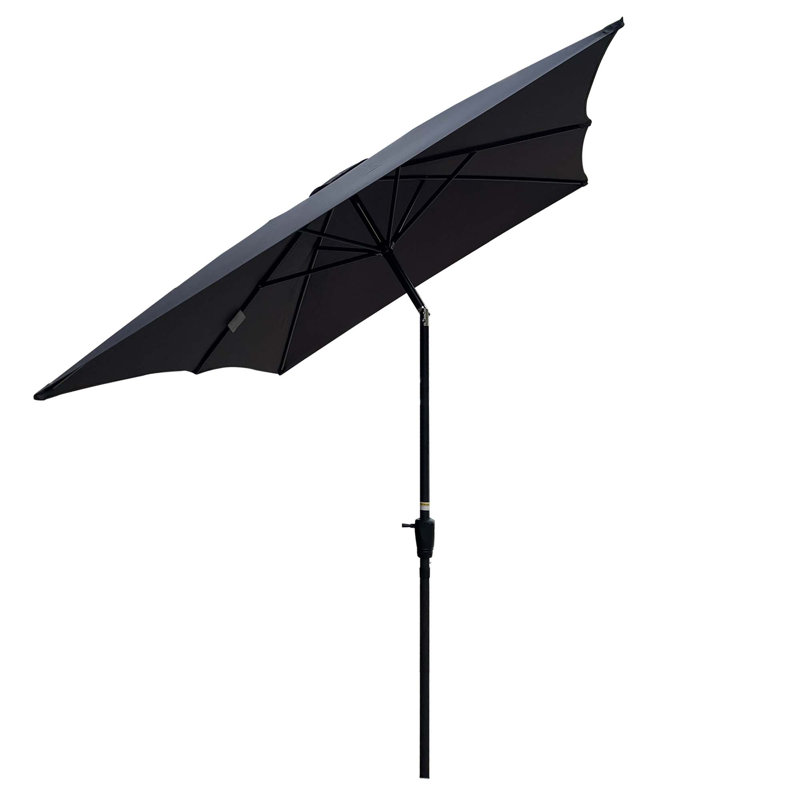 Parasol d'extérieur imperméable avec fonctions polyvalentes pour divers environnements, Anthracite