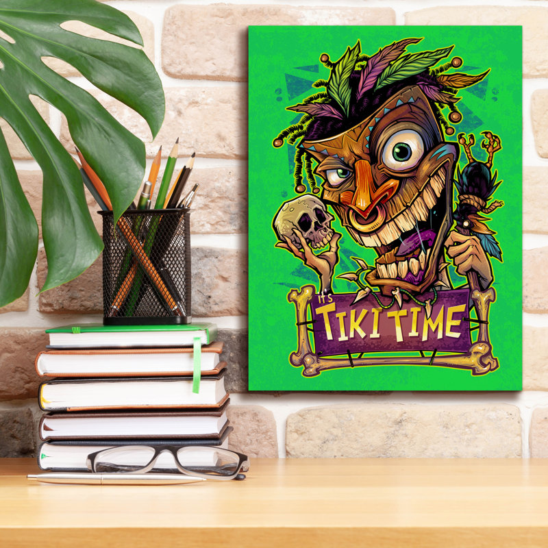 Wasco Epic Graffiti «It's Tiki Time», H 16 po x l 12 po x P 0,75 po