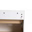 24" Freestanding Bathroom Storage Cabinet, 3-Soft Close Drawer, Glossy White