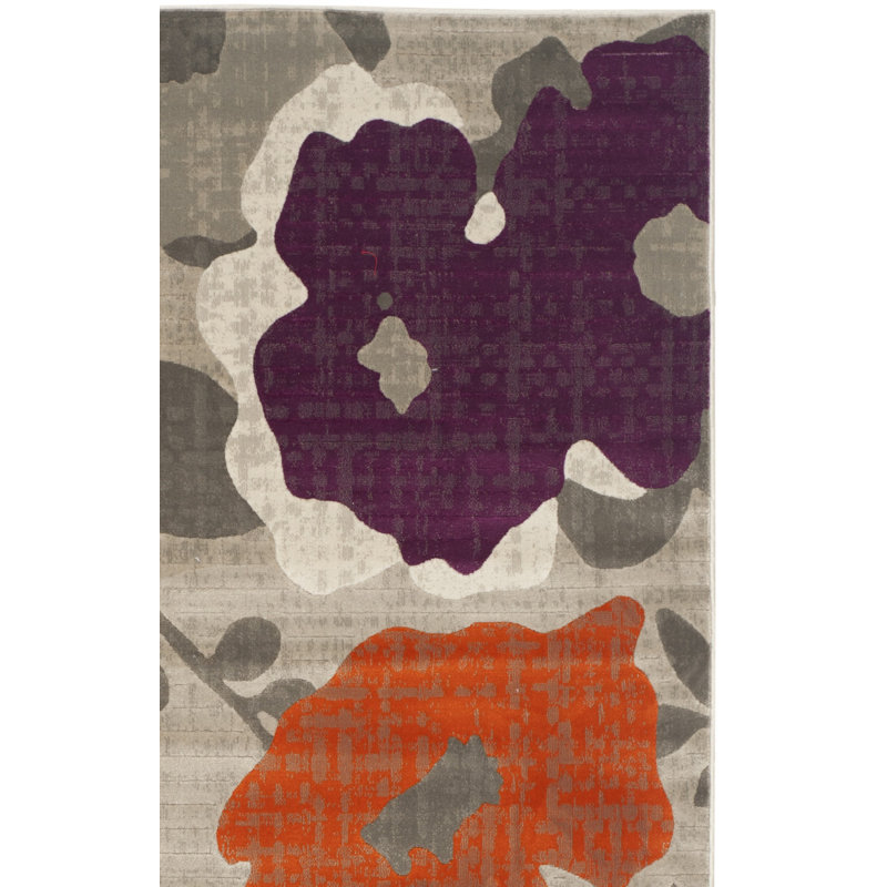 Tapis à motif floral Porcello, Runner 2'4 "x 9'