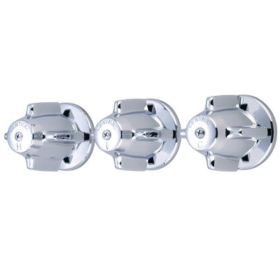 3 Handle Wall Valve Set