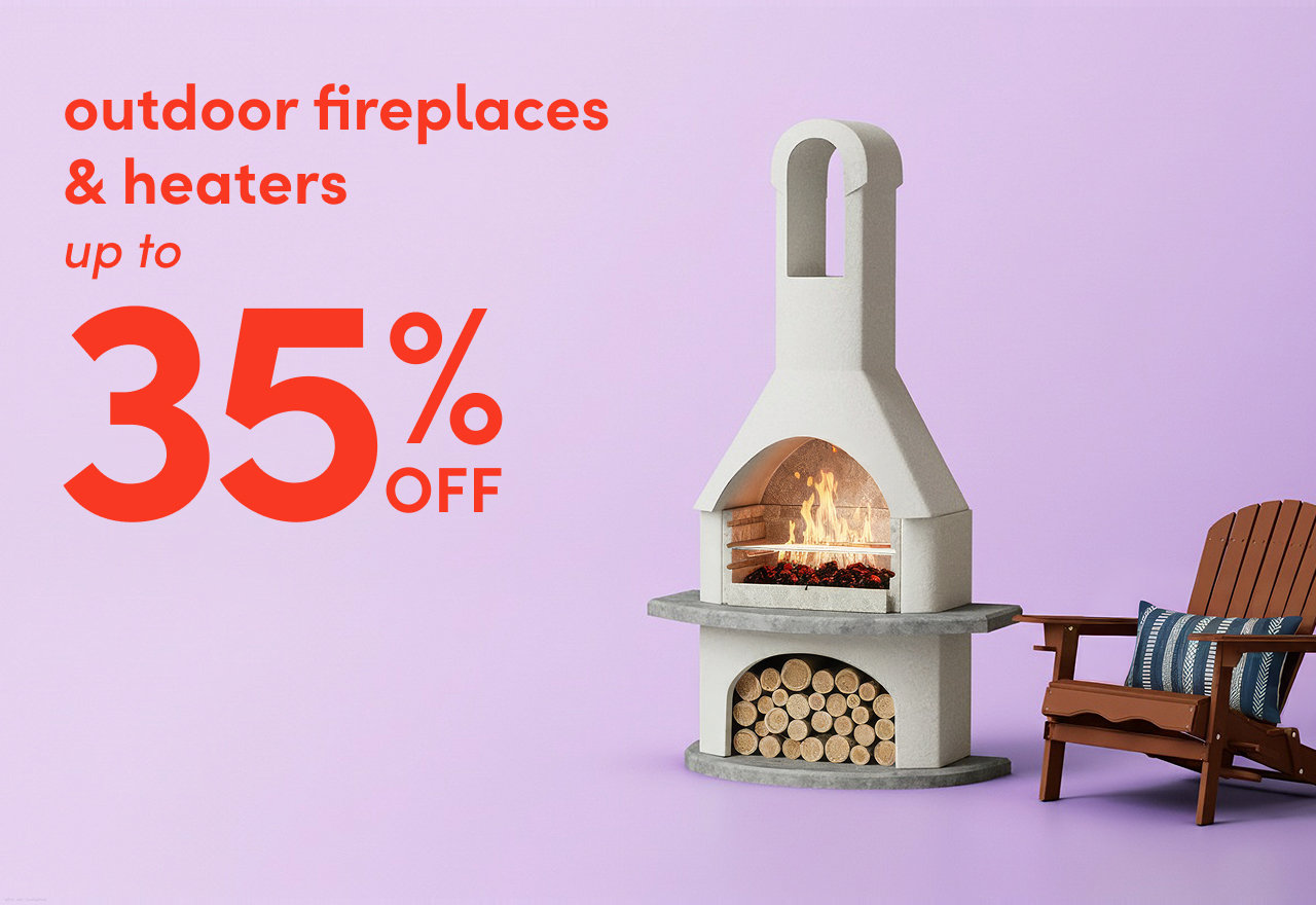 outdoor fireplace & heater sale