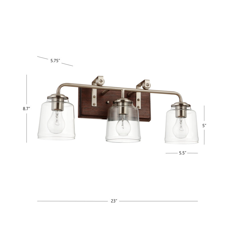 Akeyah 3 - Light Dimmable Vanity Light