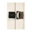 Armoire de rangement 71 po à 2 portes avec serrure, armoire de rangement en métal avec portes et tablettes réglables, pour la cuisine, la chambre à coucher et le salon (beige)-542713183