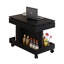 Petite table d'appoint avec roulettes et rangement-1613267113
