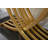Space-Saving Luxury Console Table with Artistic Metal Frame