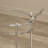 Agnuni Chrome and Glass Bar Cart