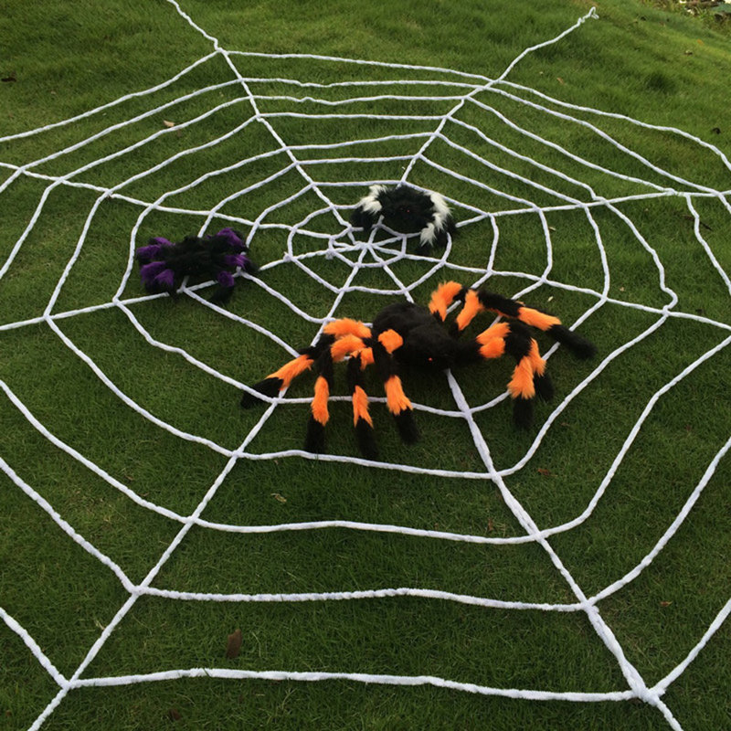 Décoration décorative d'Halloween, H 0,1 po x l 118 po x P 118 po, Noir