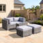 Napoli 4 Seater Rattan Sofa Set