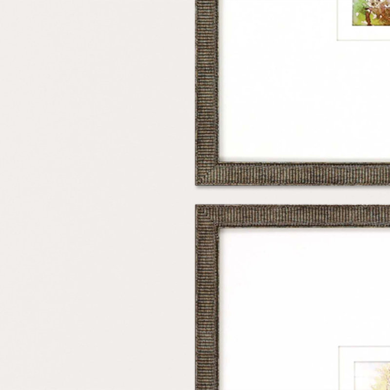 «Petite Placid», ensemble de 4 peintures encadrées