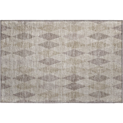 Premium Machine Washable Cerrito AMF561 Beige Rug