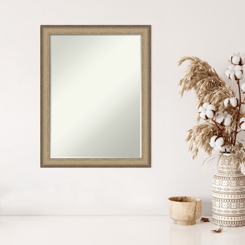 Miroir mural Ivadean, Bronze brossé