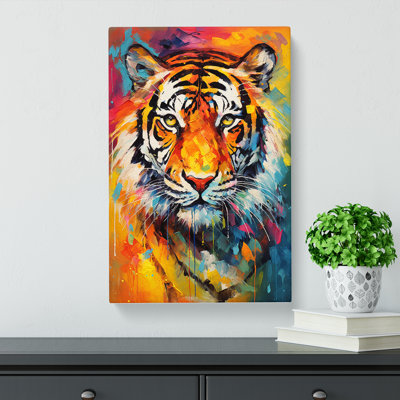 Tiger Expressionism - Wrapped Canvas