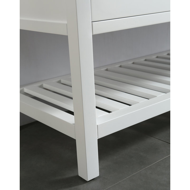 Highland Creek 72'' Double Bathroom Vanity with Quartz Top