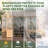10x12 ft Wooden Greenhouse for Outdoor - Heavy Duty Walk-in Green House Kit with 6 mm Polycarbonate,Ventilated Window & Lockable Door for Backyard,Patio,Lawn